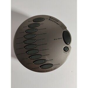 Sharper Image Sound Soother 20 Sleep Timer Machine